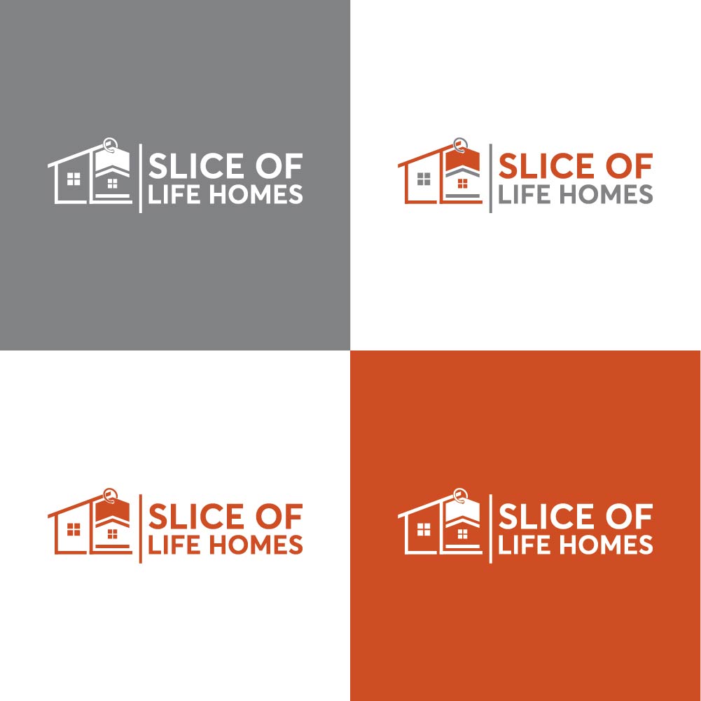 Logo Design by creativemood438 for Slice Of Life Homes  | Design #36305630