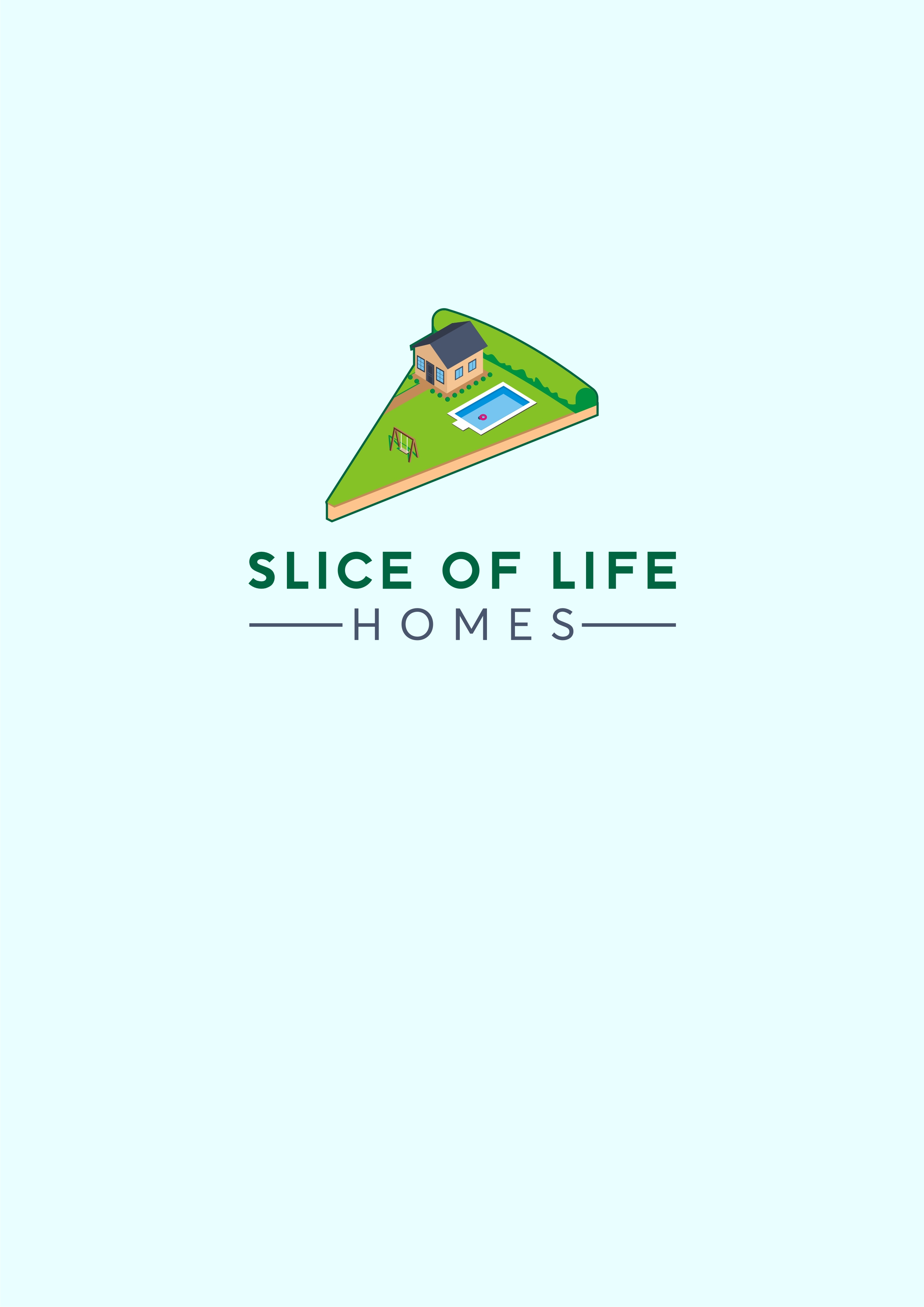 Logo Design by KAPITOSHKA for Slice Of Life Homes  | Design #36313494