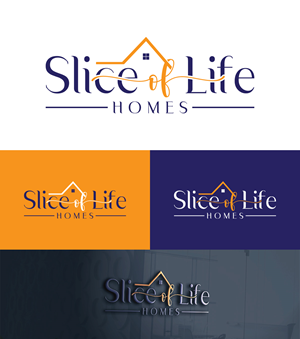 Logo Design by falcon f9 for Slice Of Life Homes  | Design: #36307883