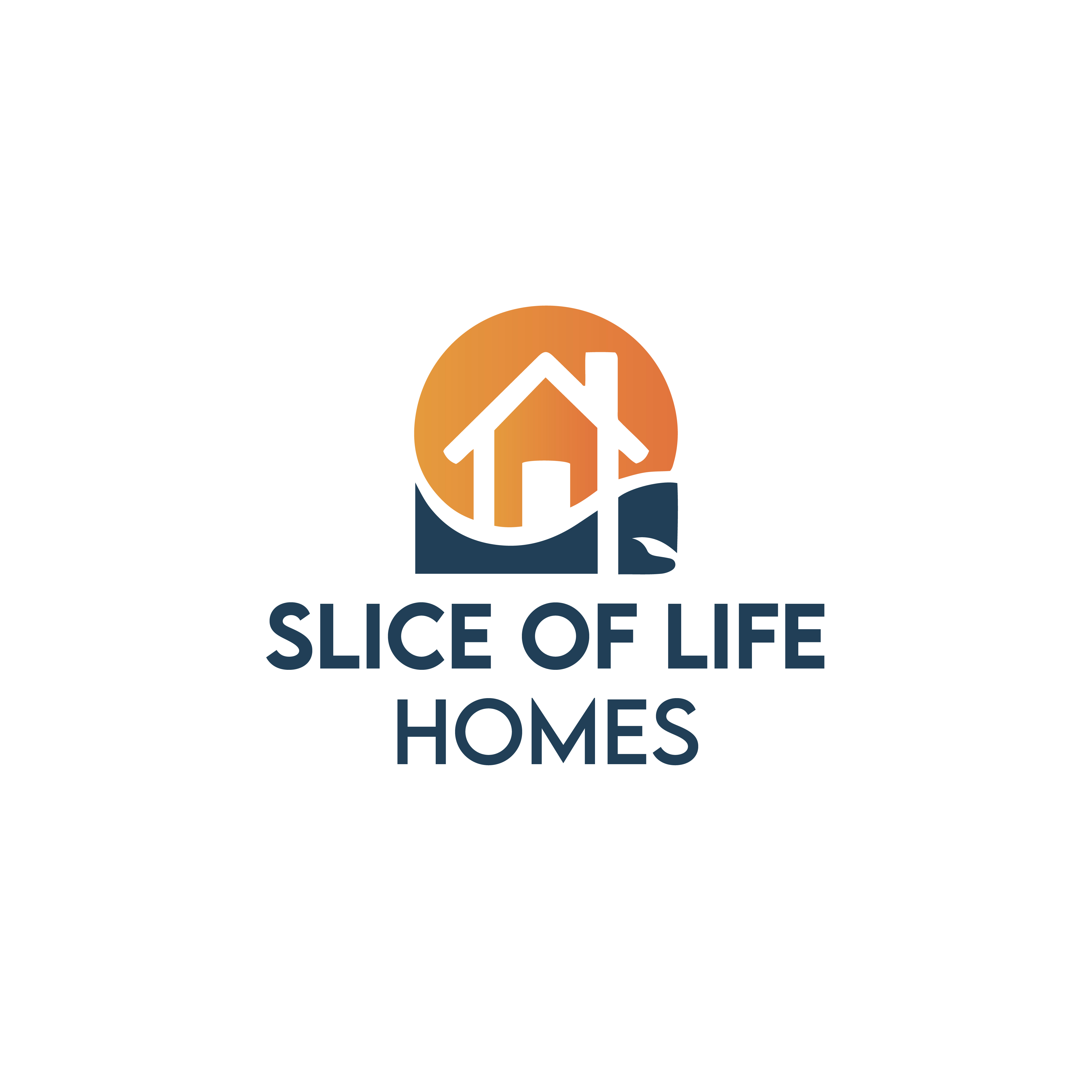 Logo Design by dynamicstudio for Slice Of Life Homes  | Design #36302063