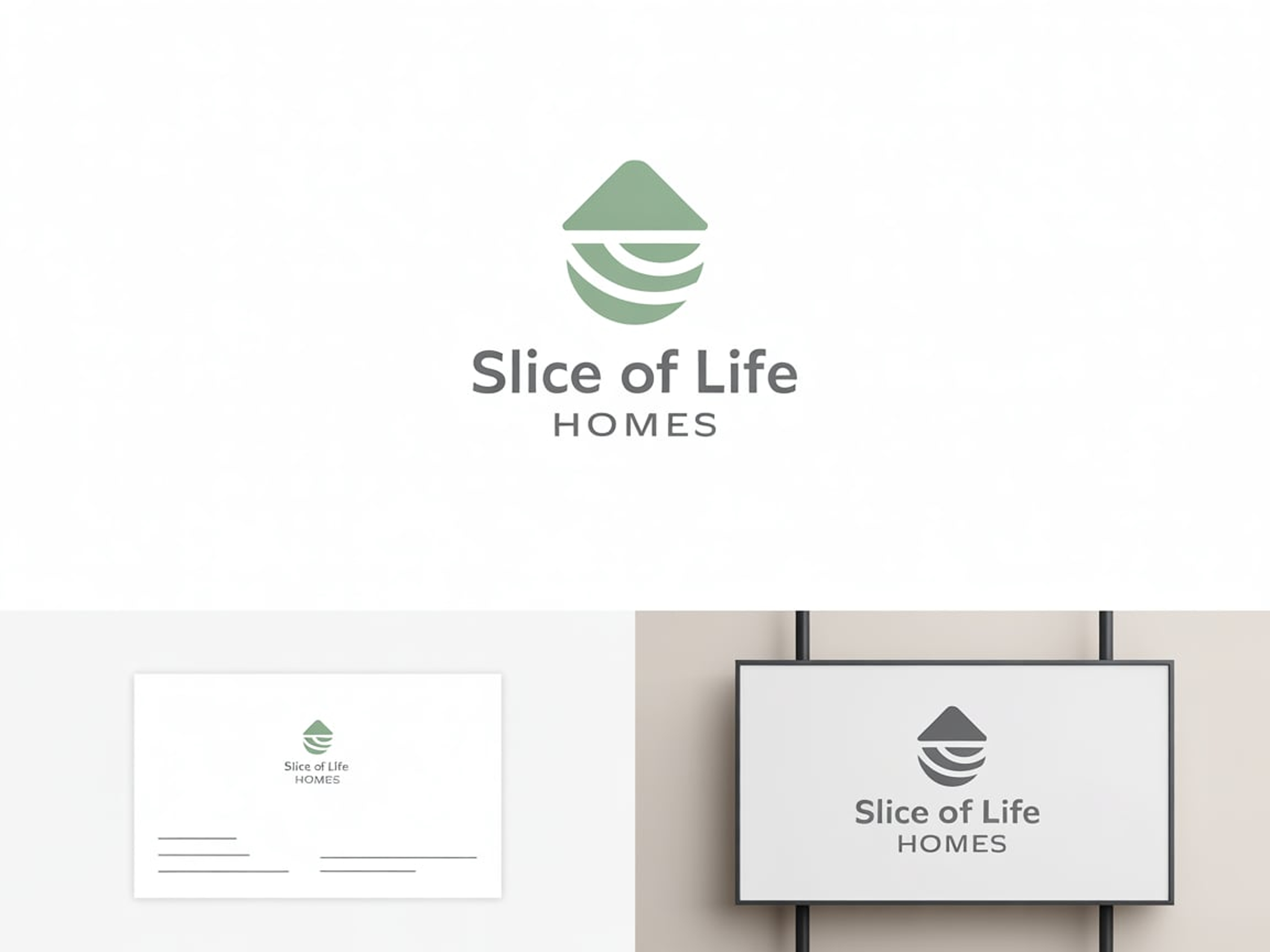 Logo Design by riya08 for Slice Of Life Homes  | Design #36315014