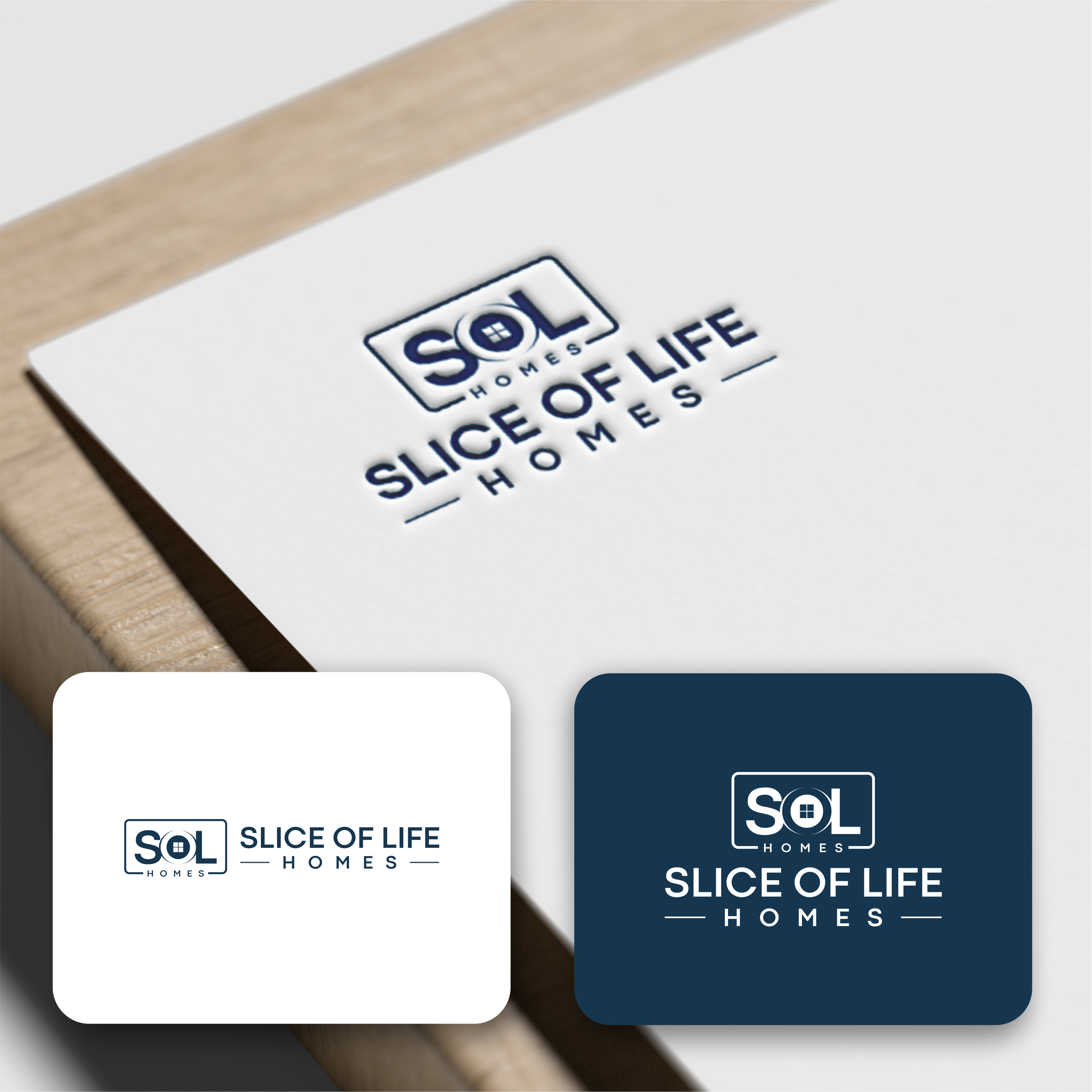 Diseño de Logo por ArtAND_Studio para Slice Of Life Homes  | Diseño #36303641