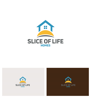 Logo Design by Afsana_Hoque for Slice Of Life Homes  | Design: #36306467