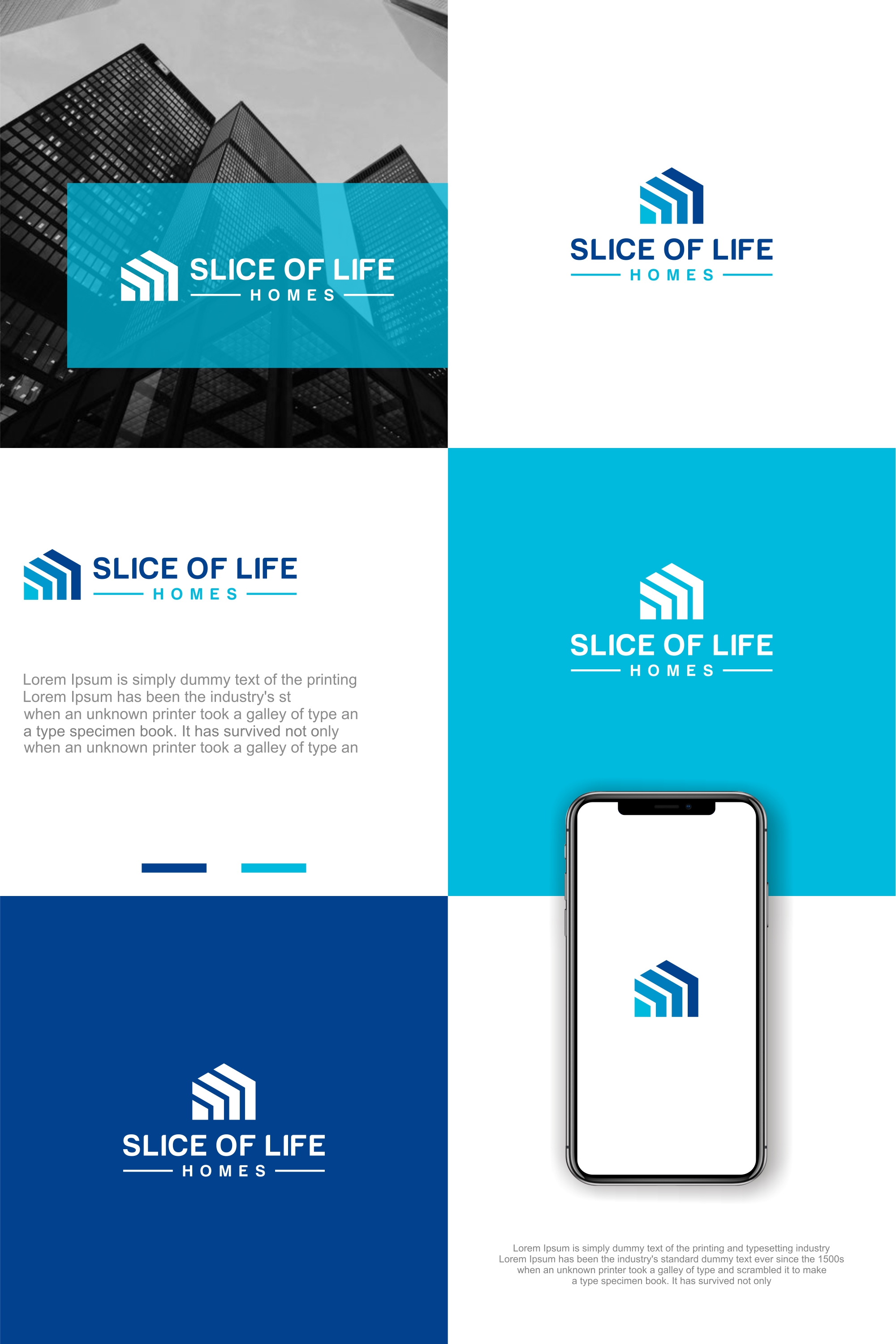 Logo Design by Stone Black for Slice Of Life Homes  | Design #36305653