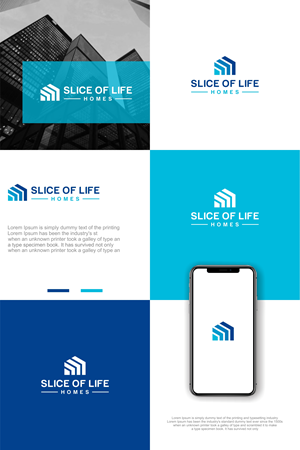 Logo Design by Stone Black for Slice Of Life Homes  | Design: #36305653
