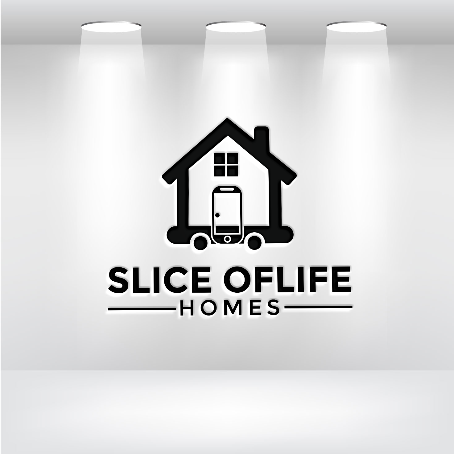 Logo Design by Md.Hanif Mahmud for Slice Of Life Homes  | Design #36321346