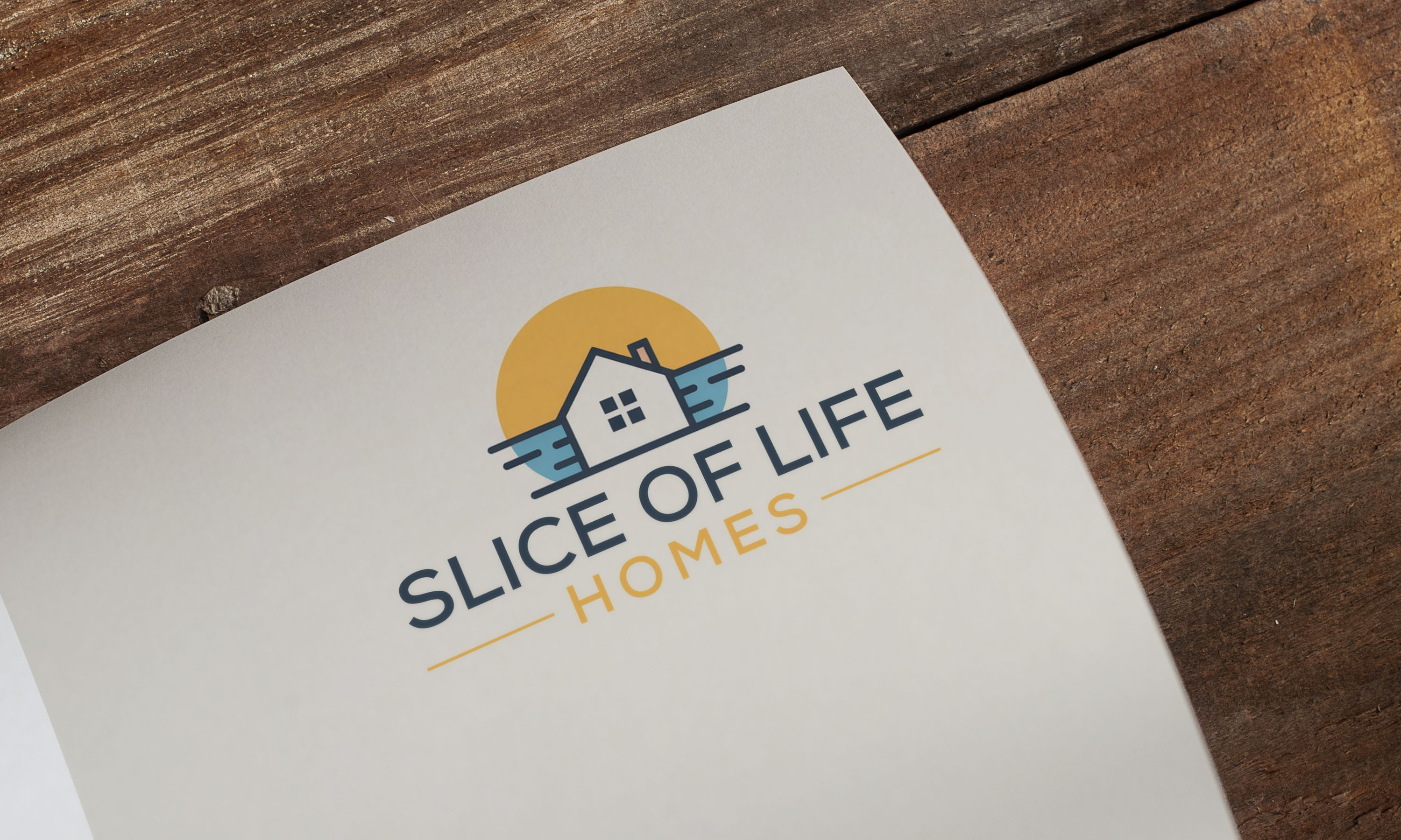 Logo Design by Loin008 for Slice Of Life Homes  | Design #36309419