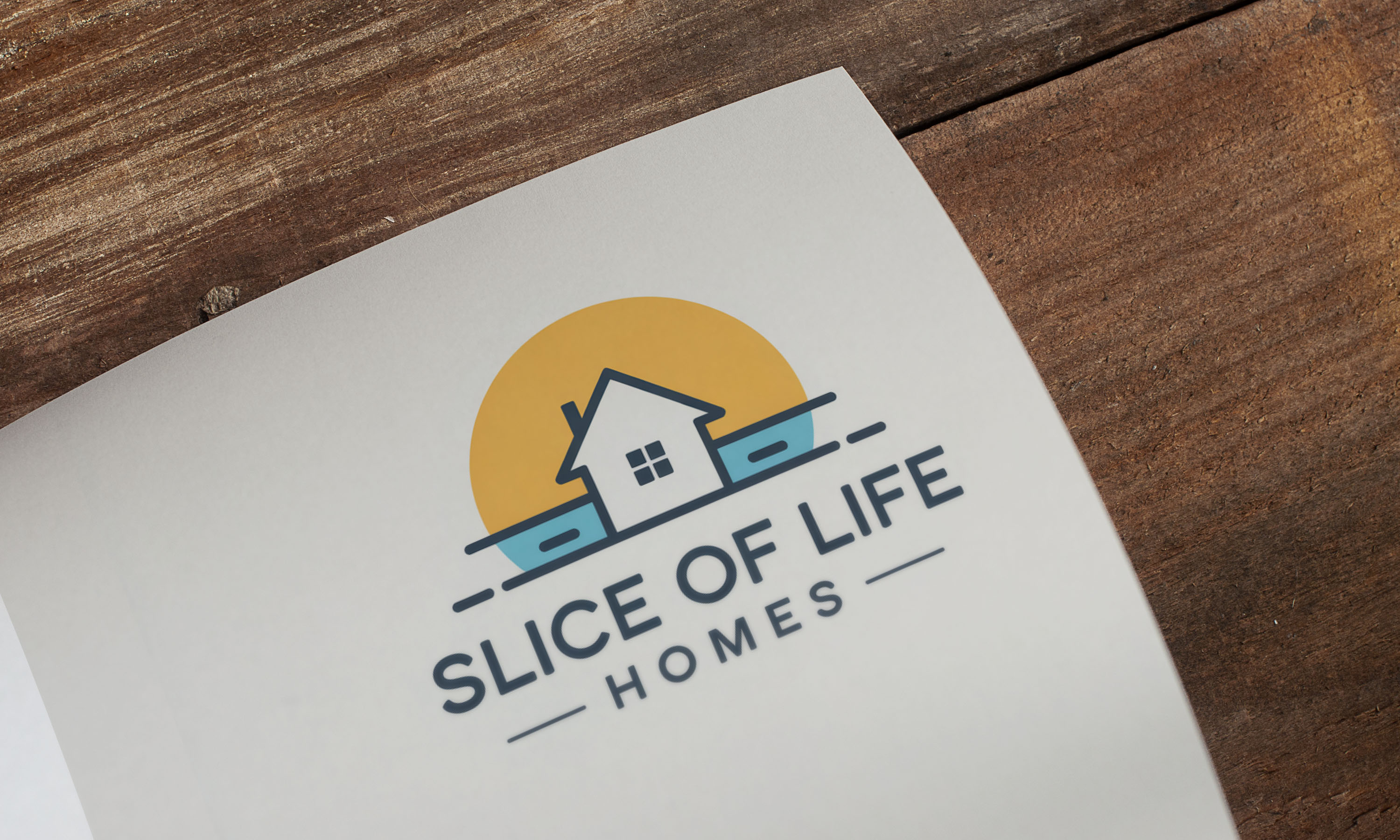 Logo Design by Loin008 for Slice Of Life Homes  | Design #36309420