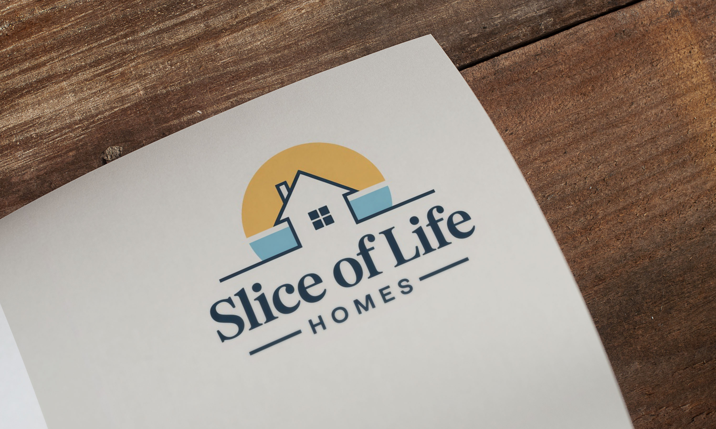 Logo Design by Loin008 for Slice Of Life Homes  | Design #36309423