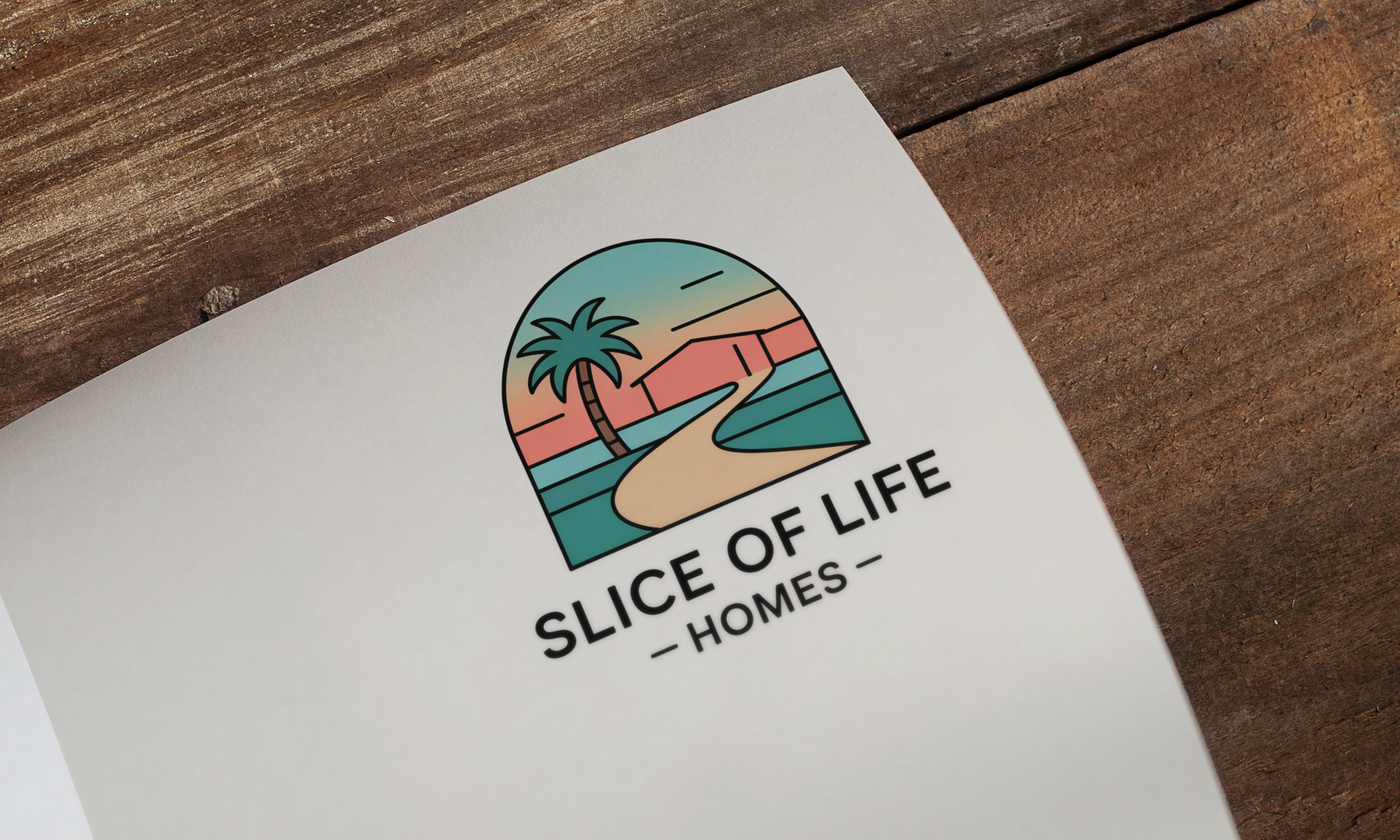 Logo Design by Loin008 for Slice Of Life Homes  | Design #36309428