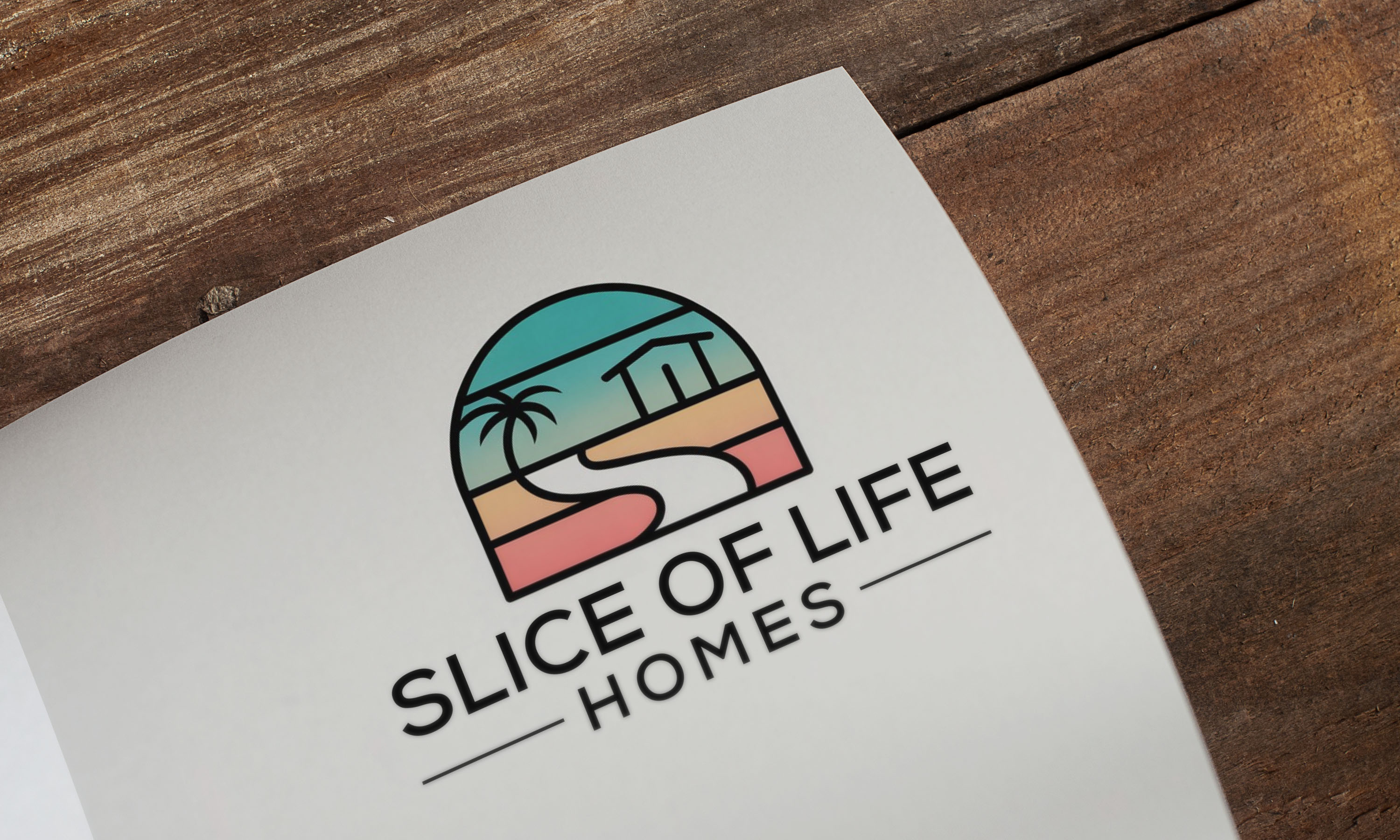 Logo Design by Loin008 for Slice Of Life Homes  | Design #36309435