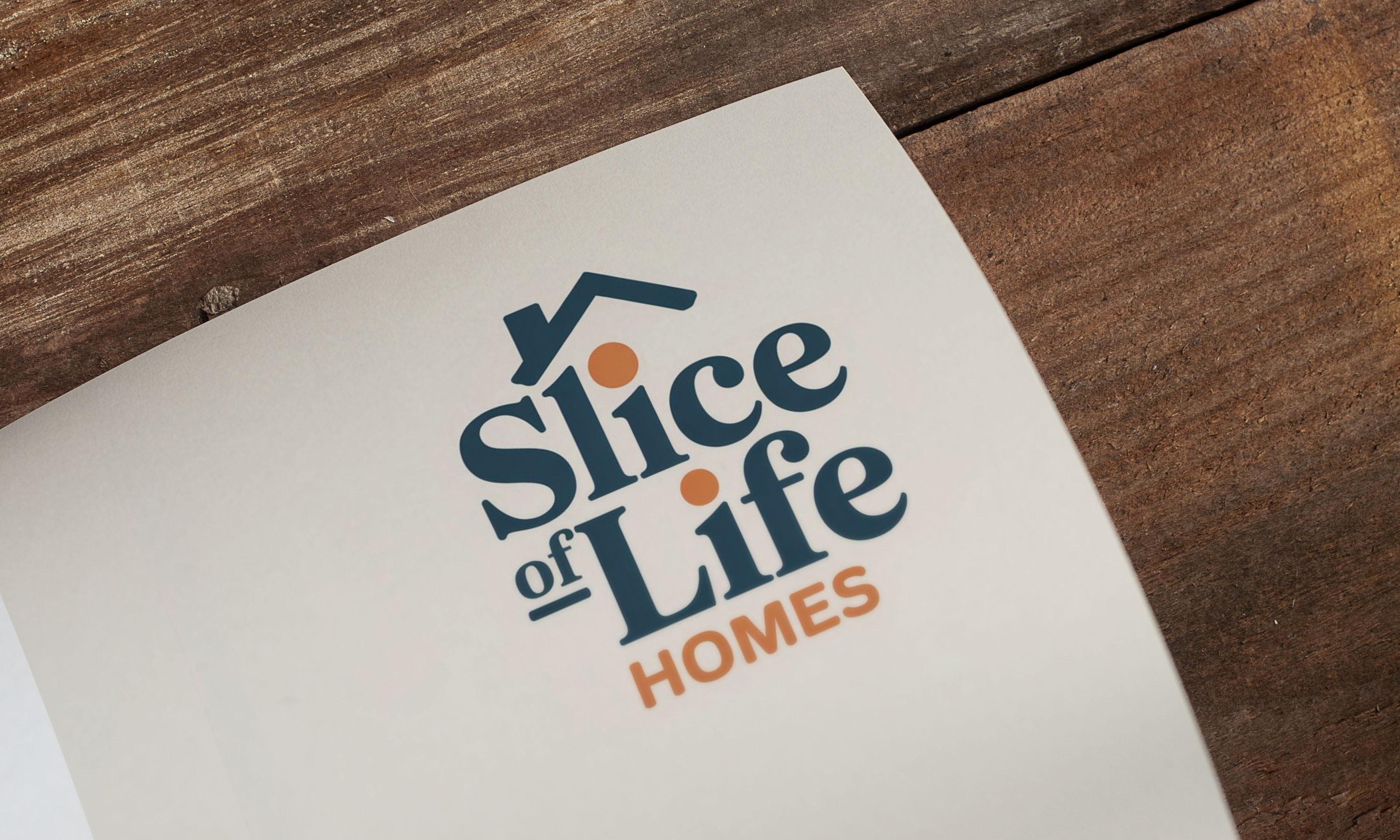 Logo Design by Loin008 for Slice Of Life Homes  | Design #36309436