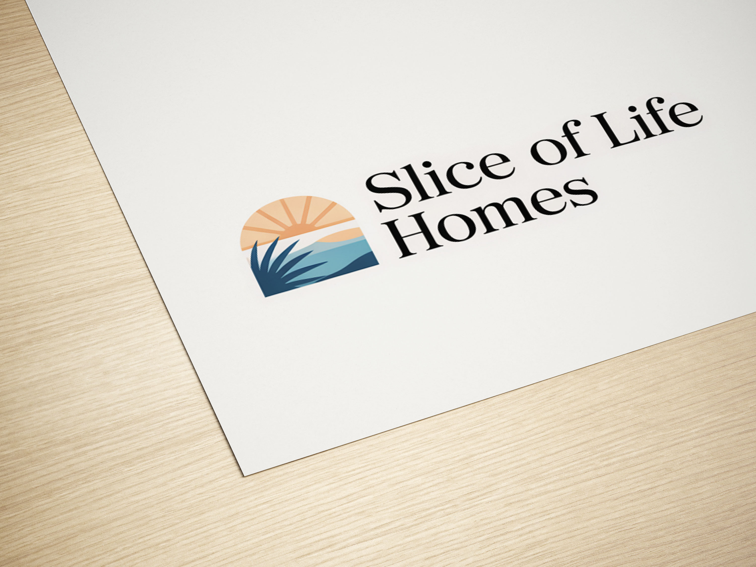 Logo Design by su-san for Slice Of Life Homes  | Design #36309499