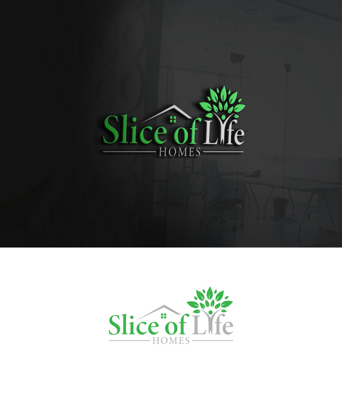 Logo Design by Ayleen yaren for Slice Of Life Homes  | Design #36320749