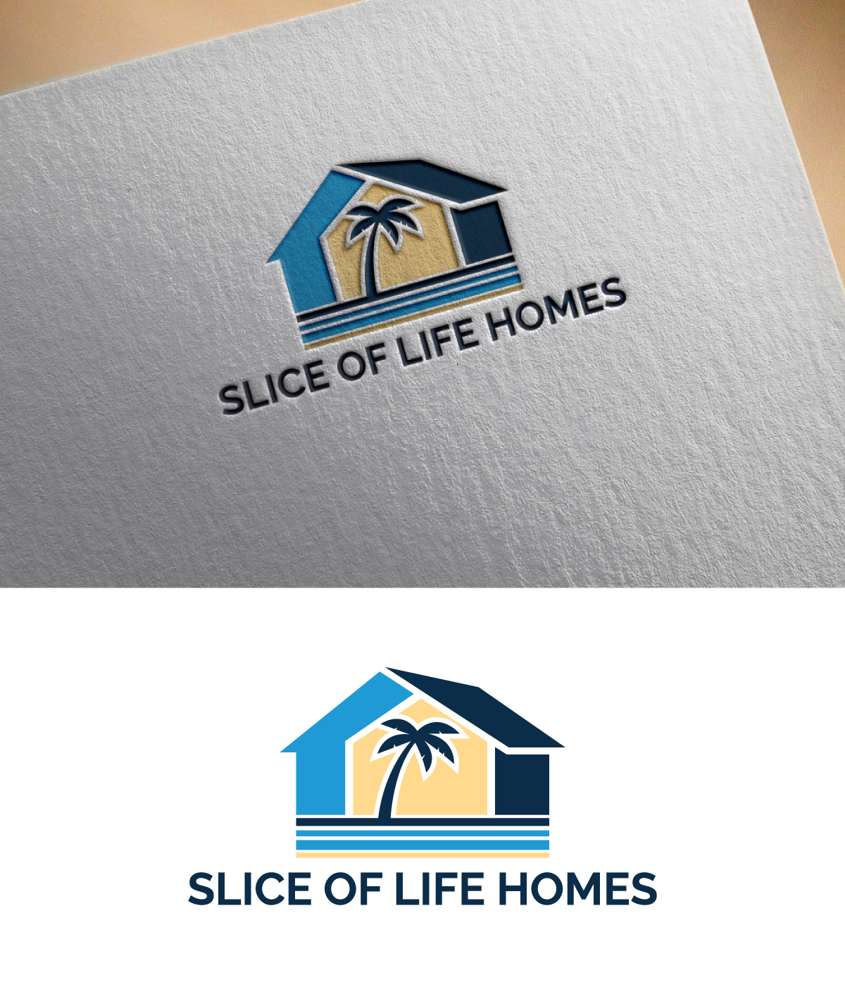 Logo Design by InfiniteSketch for Slice Of Life Homes  | Design #36305953