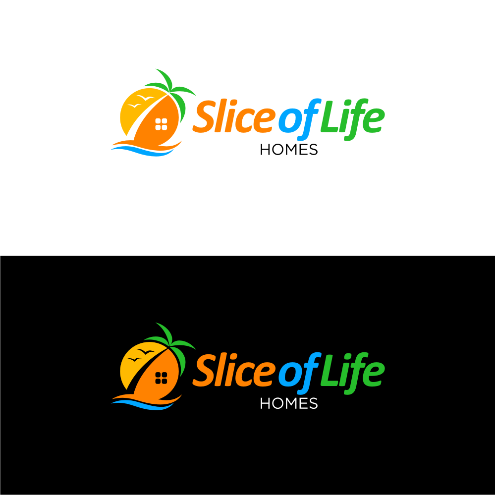 Logo Design by dojbol for Slice Of Life Homes  | Design #36302474