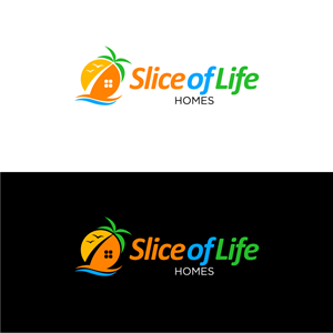 Logo Design by dojbol for Slice Of Life Homes  | Design: #36302474