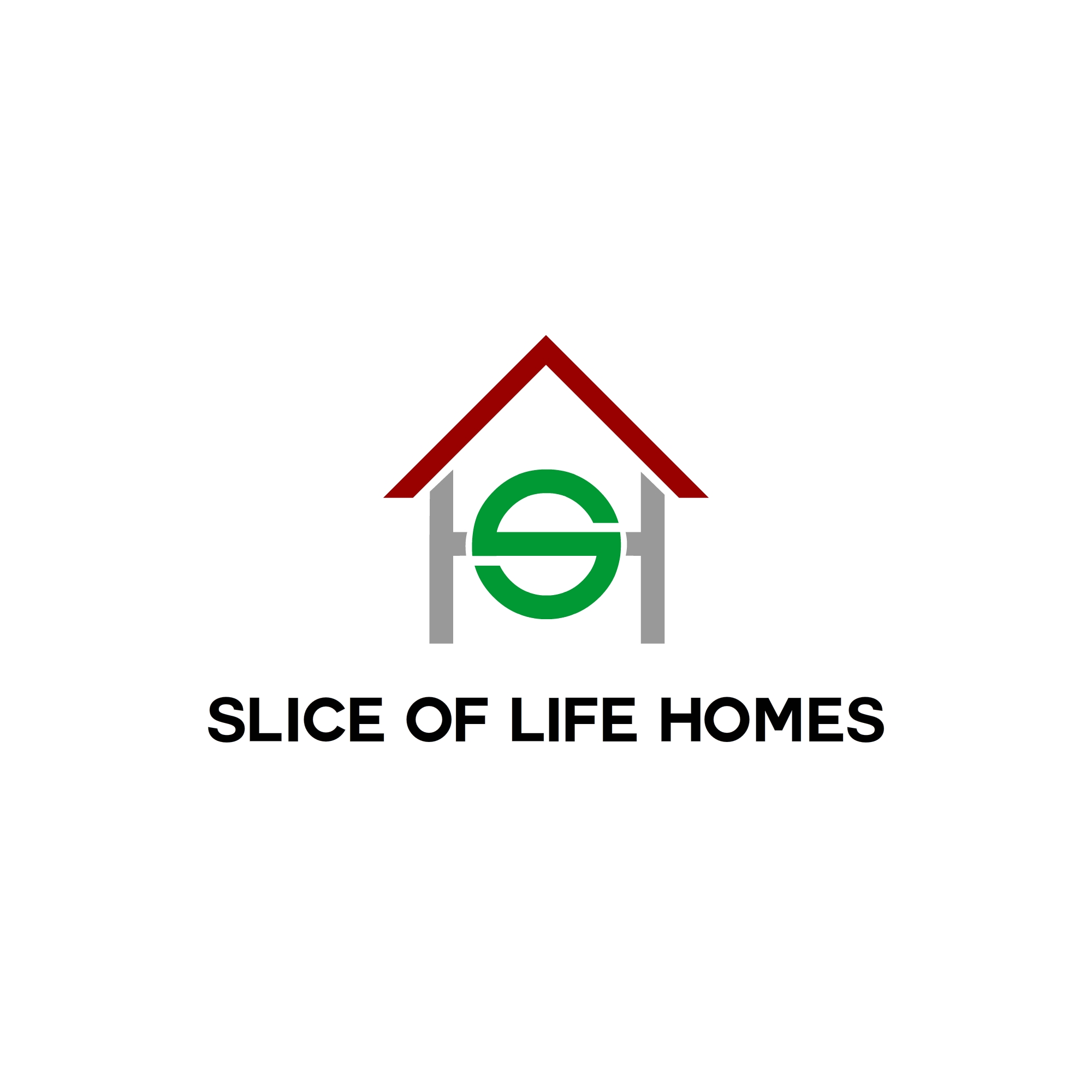 Logo Design by Ameeee for Slice Of Life Homes  | Design #36317306