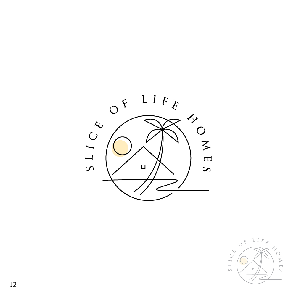 Logo Design by Sujit Banerjee for Slice Of Life Homes  | Design #36304843