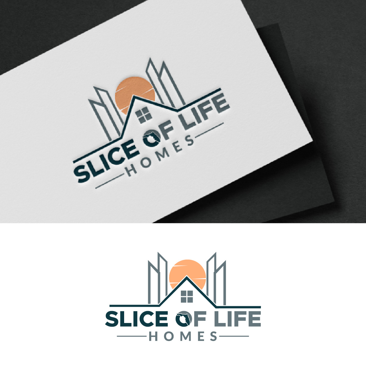 Logo Design by fly  design for Slice Of Life Homes  | Design #36305464