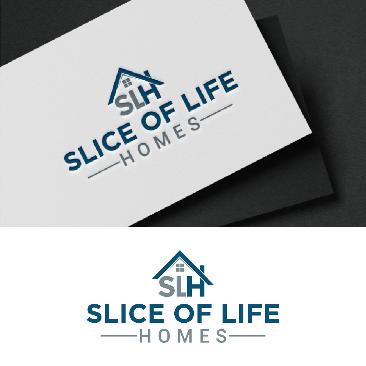Logo Design by fly  design for Slice Of Life Homes  | Design #36305465