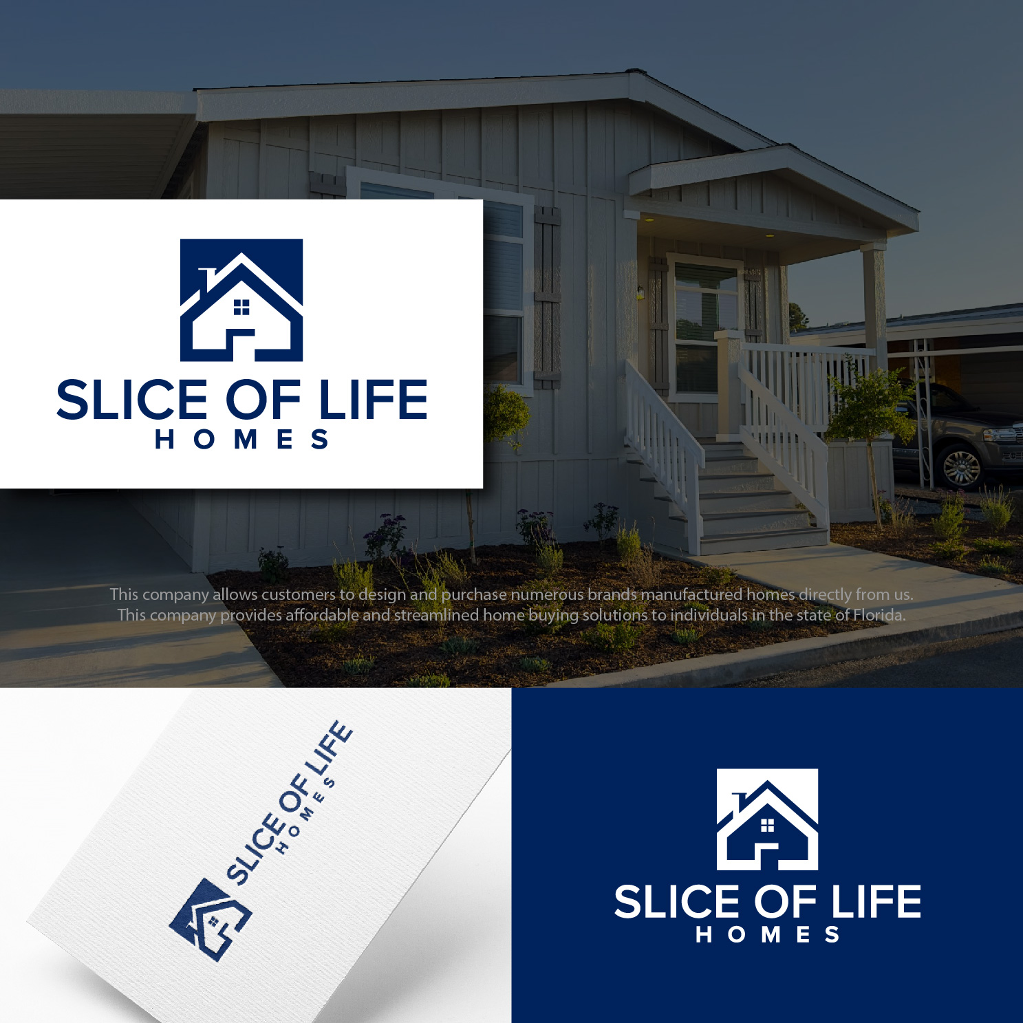 Logo Design by 4tech services for Slice Of Life Homes  | Design #36304163