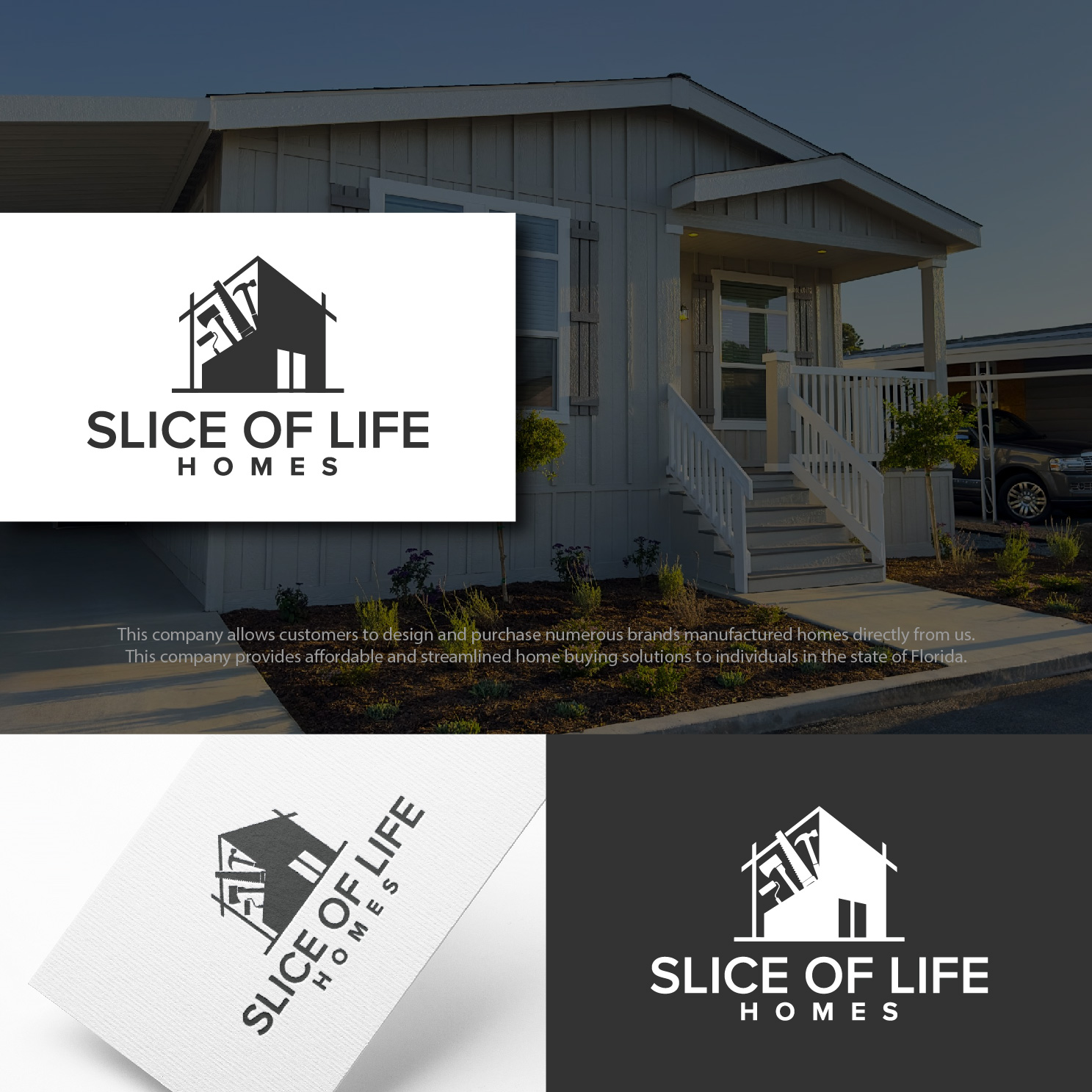 Logo-Design von 4tech services für Slice Of Life Homes  | Design #36305280