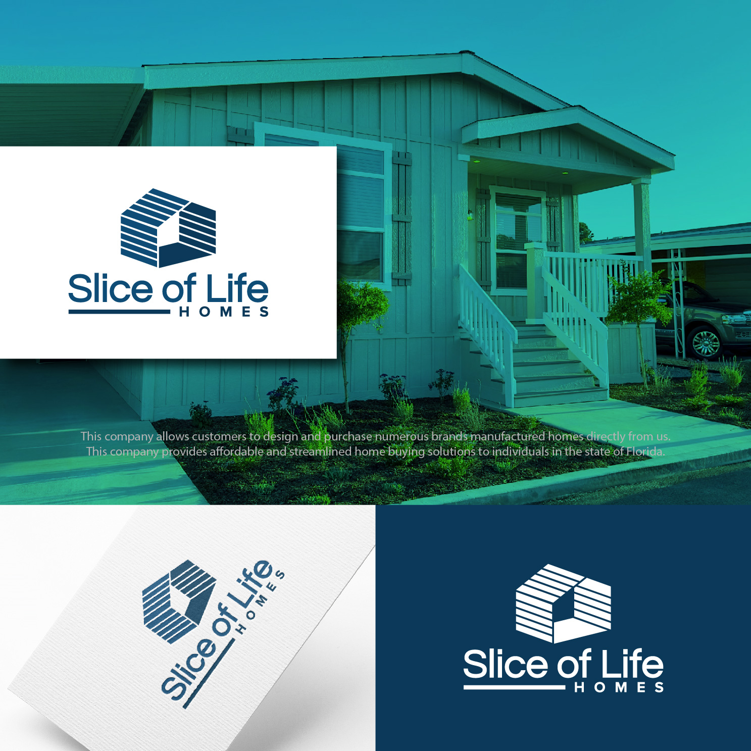 Logo Design by 4tech services for Slice Of Life Homes  | Design #36307871