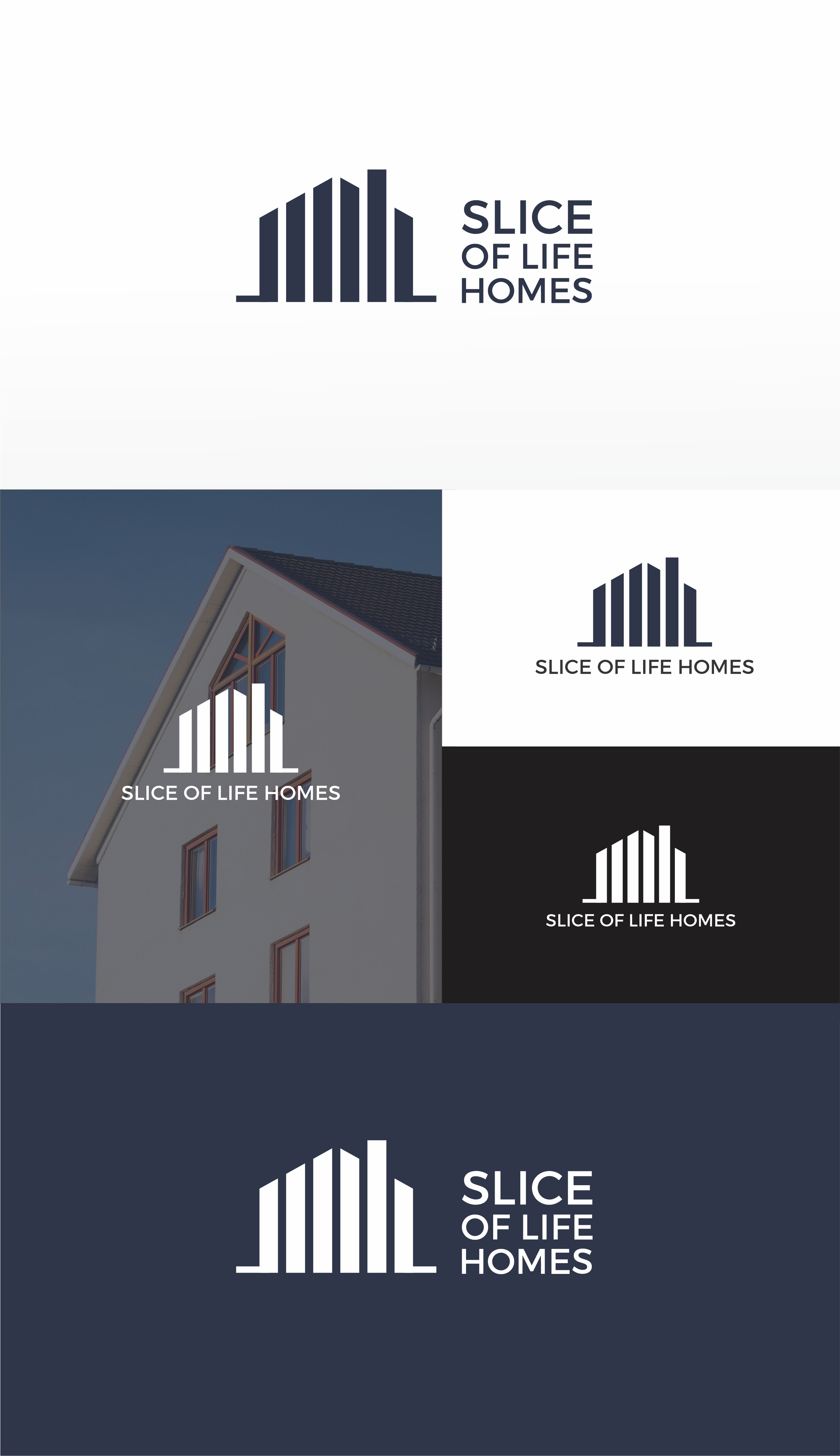Logo Design by Djamdesign for Slice Of Life Homes  | Design #36301868