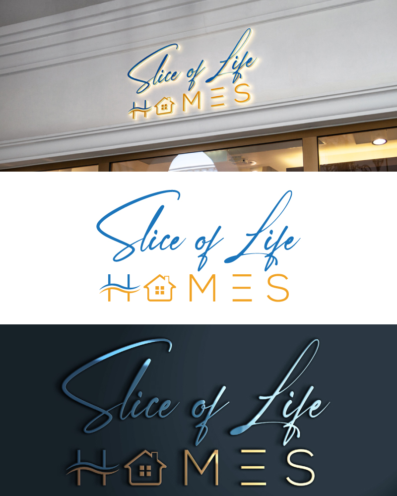 Logo Design by Dior design for Slice Of Life Homes  | Design #36308854
