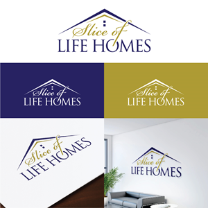 Logo Design by artmakers for Slice Of Life Homes  | Design: #36303473