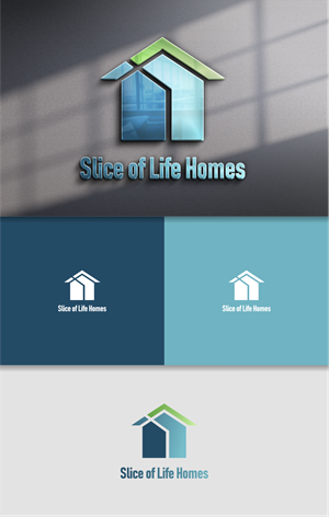 Logo Design by adie soesanto for Slice Of Life Homes  | Design: #36306691