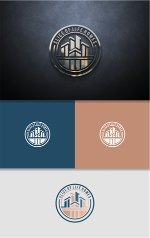 Logo Design by adie soesanto for Slice Of Life Homes  | Design: #36306699