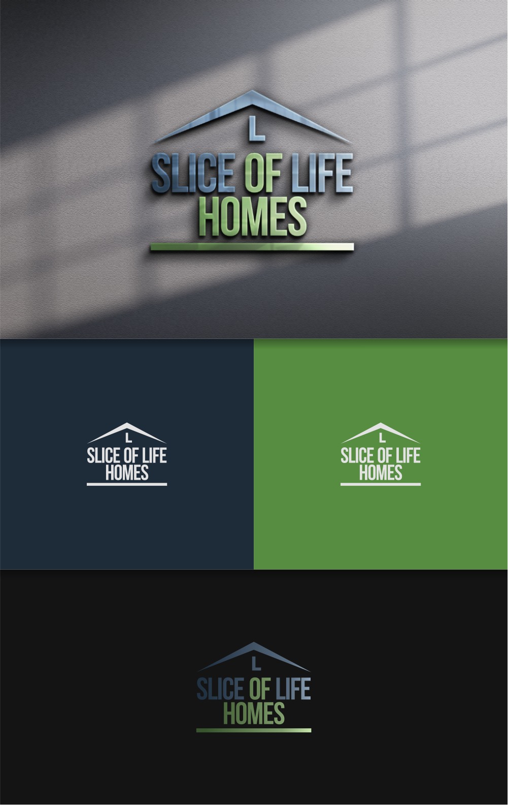 Logo Design by adie soesanto for Slice Of Life Homes  | Design #36306700