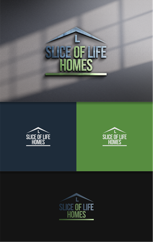 Logo Design by adie soesanto for Slice Of Life Homes  | Design: #36306700