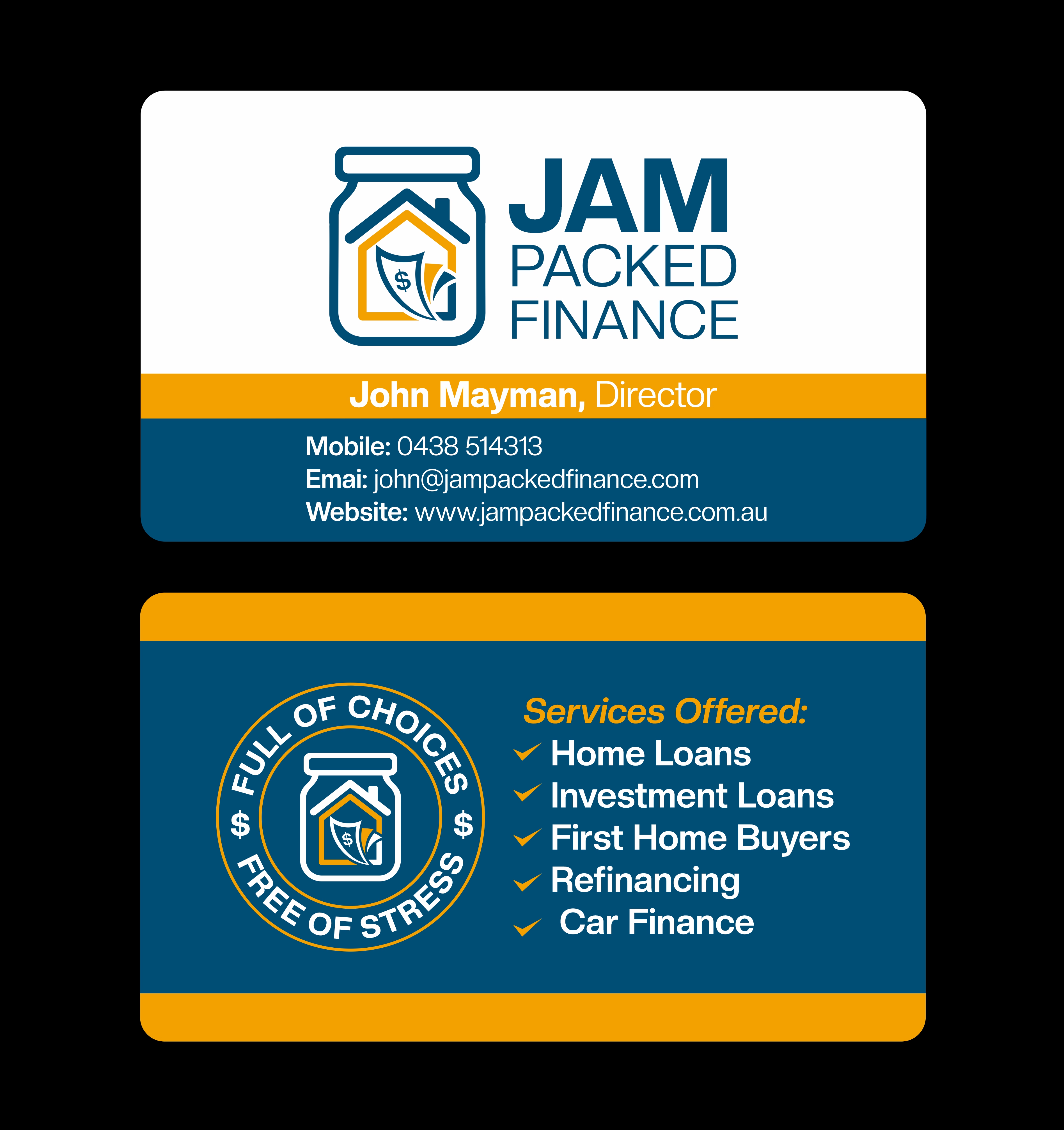 Business Card Design by Mozez32 for this project | Design #36308936