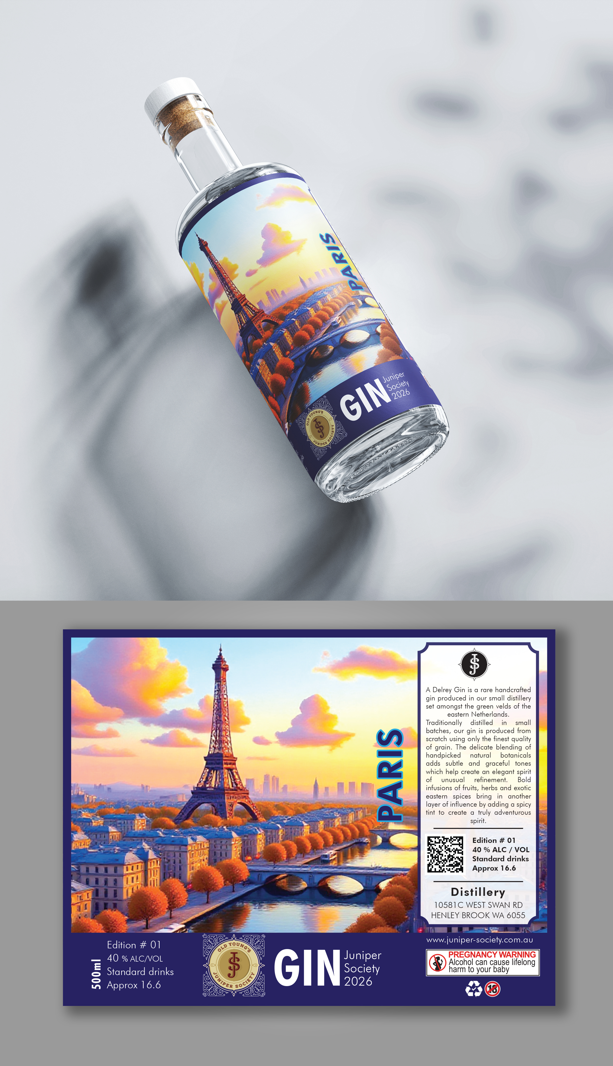 Label Design by HT Graphic for Australian Distilling | Design #36327579