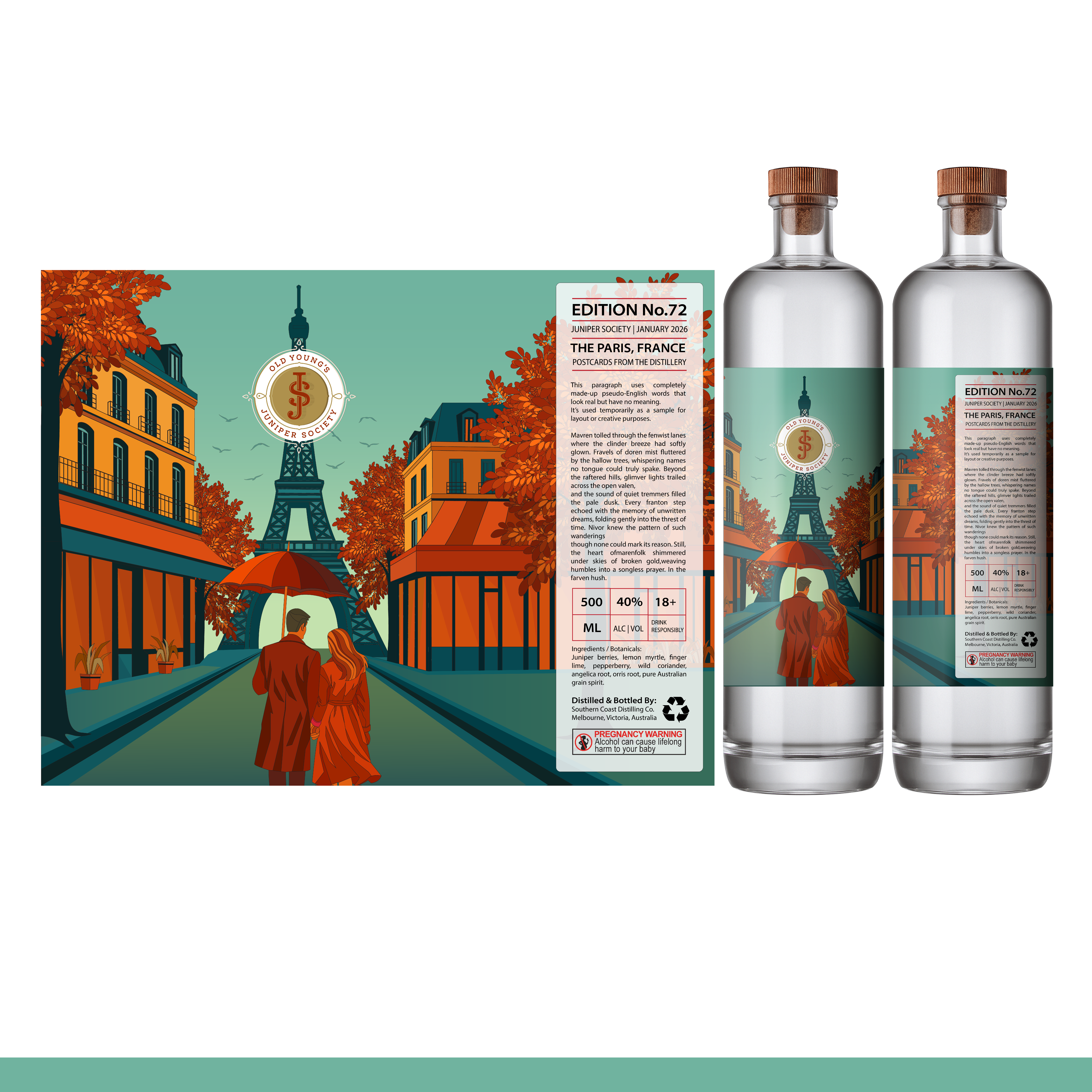 Label Design by Brand Swam for Australian Distilling | Design #36489132