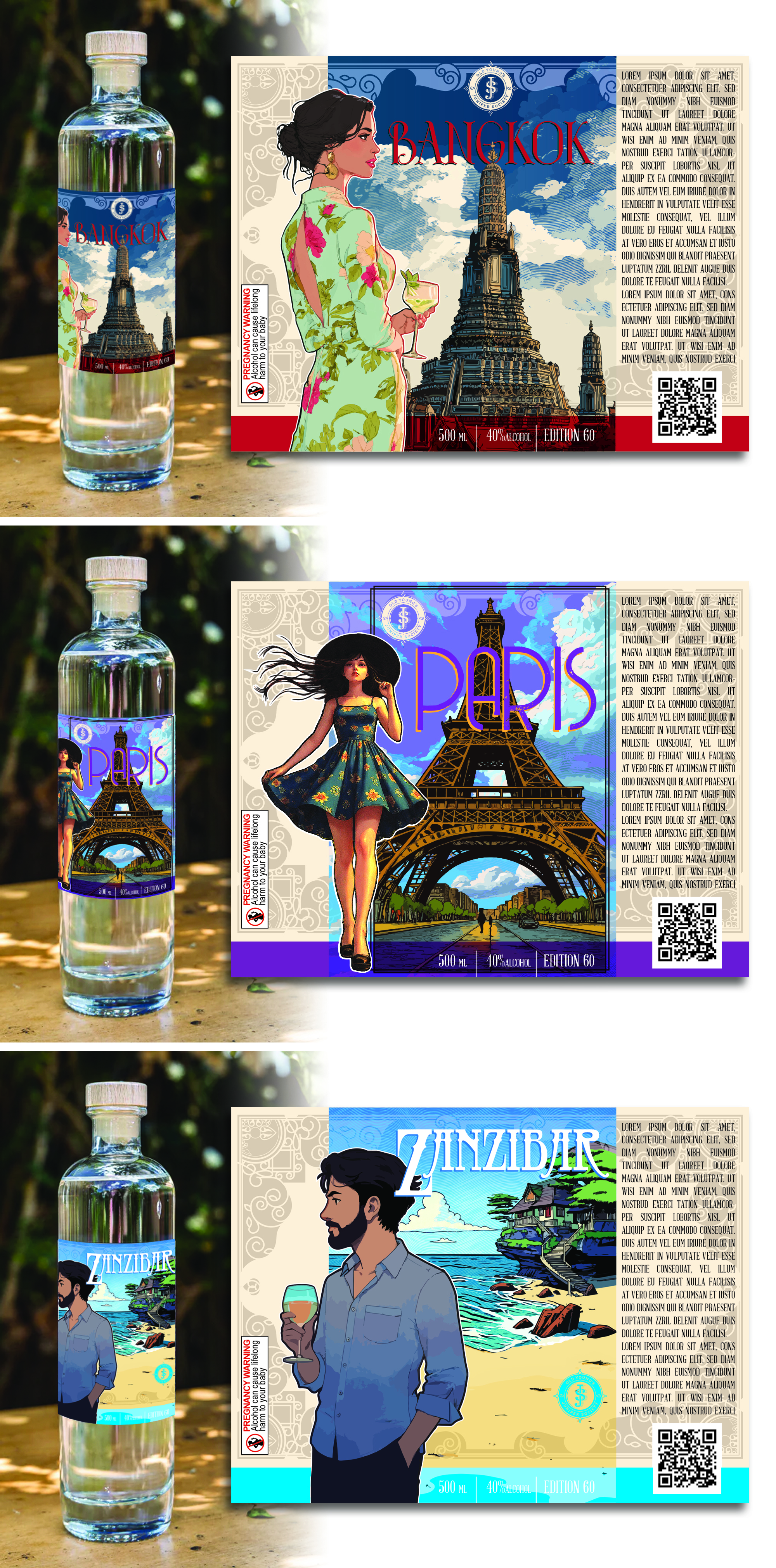 Label Design by Al Pech for Australian Distilling | Design #36327718