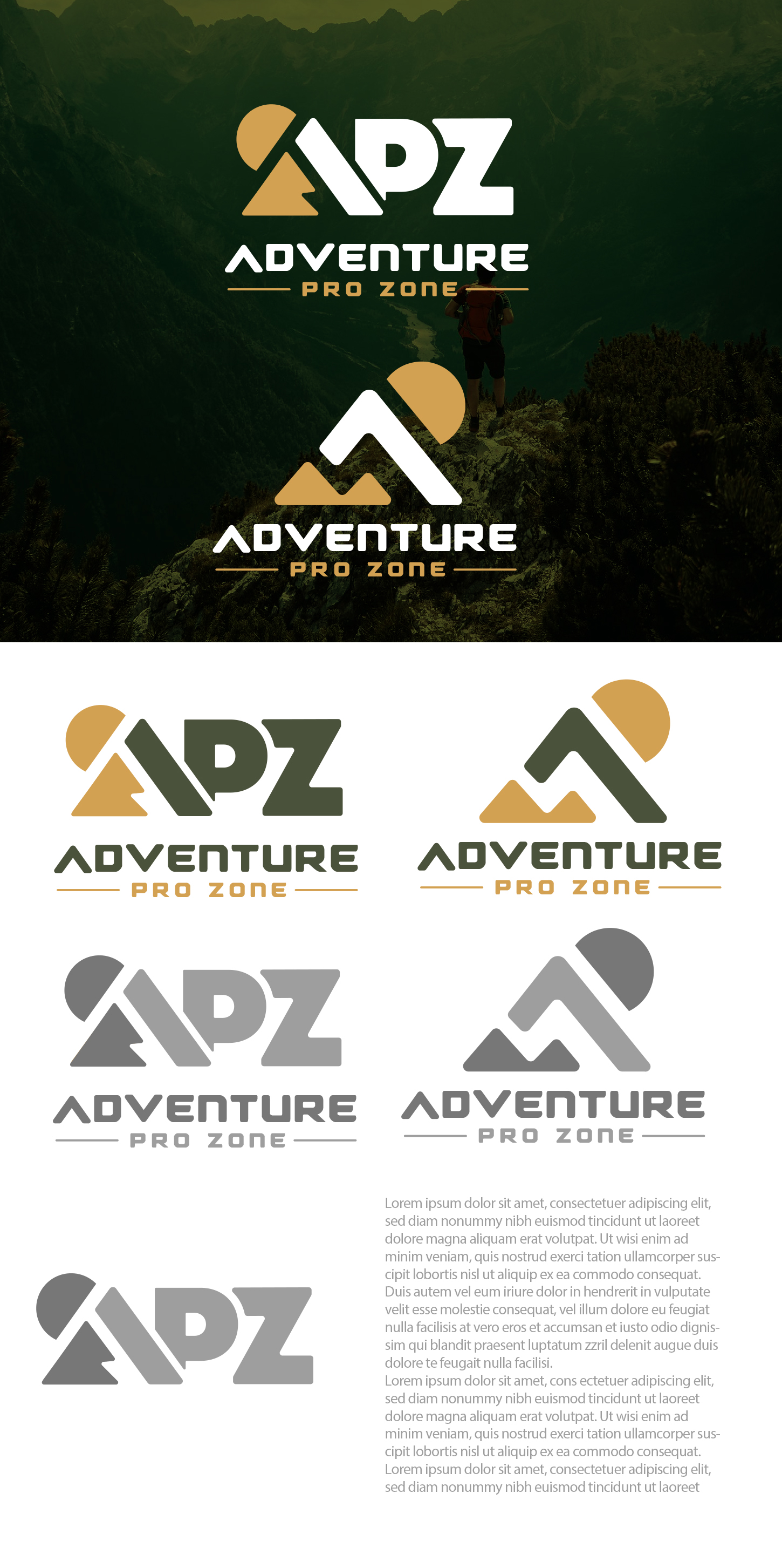 Logo Design by Jelena B for Adventure Pro Zone | Design #36336143