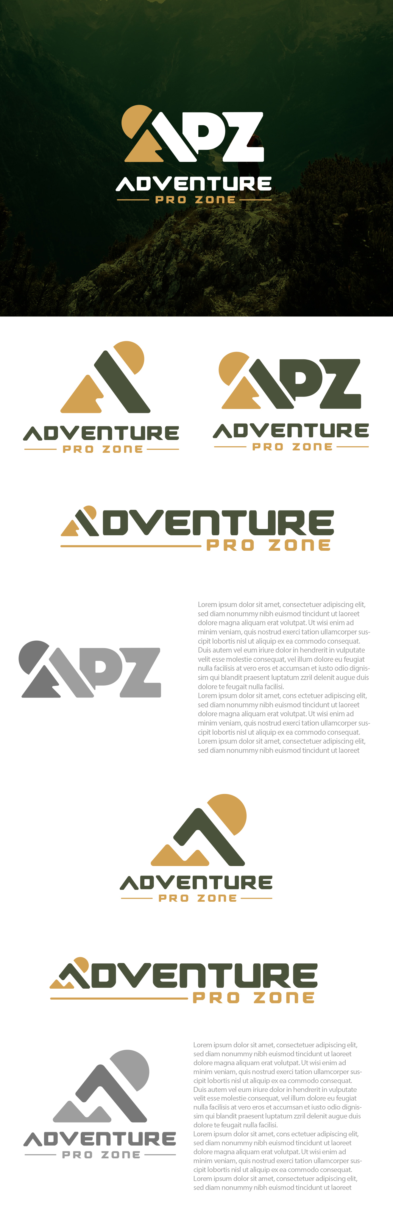 Logo Design by Jelena B for Adventure Pro Zone | Design #36336210