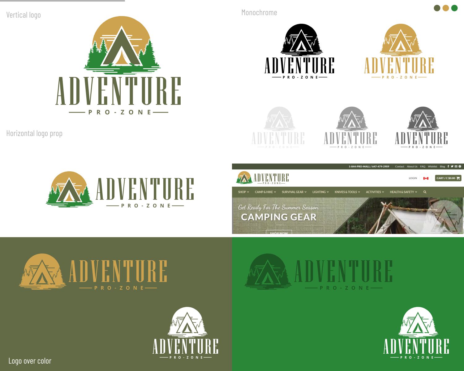 Logo Design by DesignMX (Renan Mejia) for Adventure Pro Zone | Design #36320197