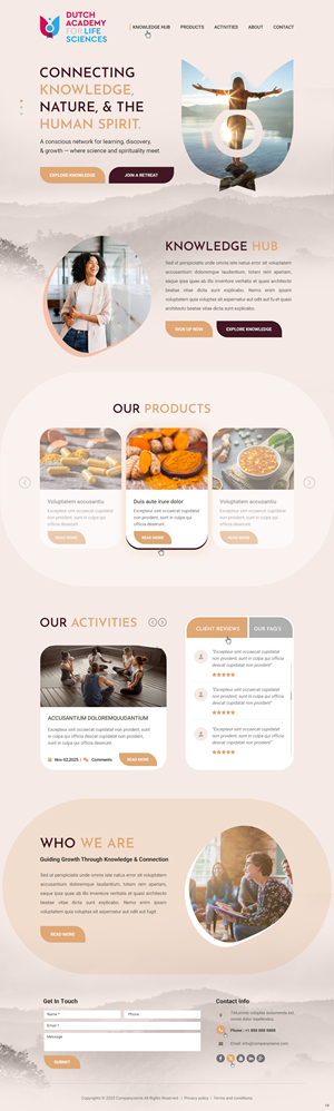 Web Design par pb pour Pro-Vital | Design : #36326168