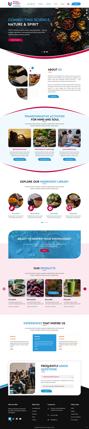 Web Design par pb pour Pro-Vital | Design : #36326175