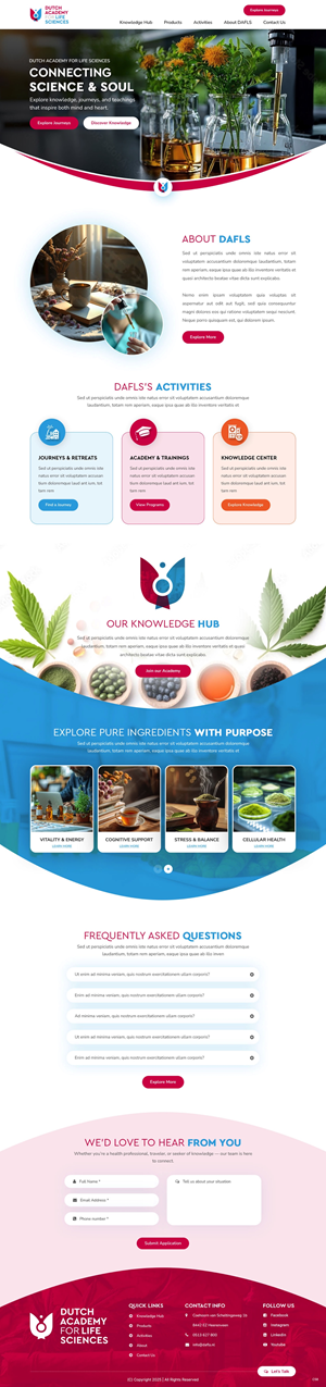 Web Design par pb pour Pro-Vital | Design : #36326176