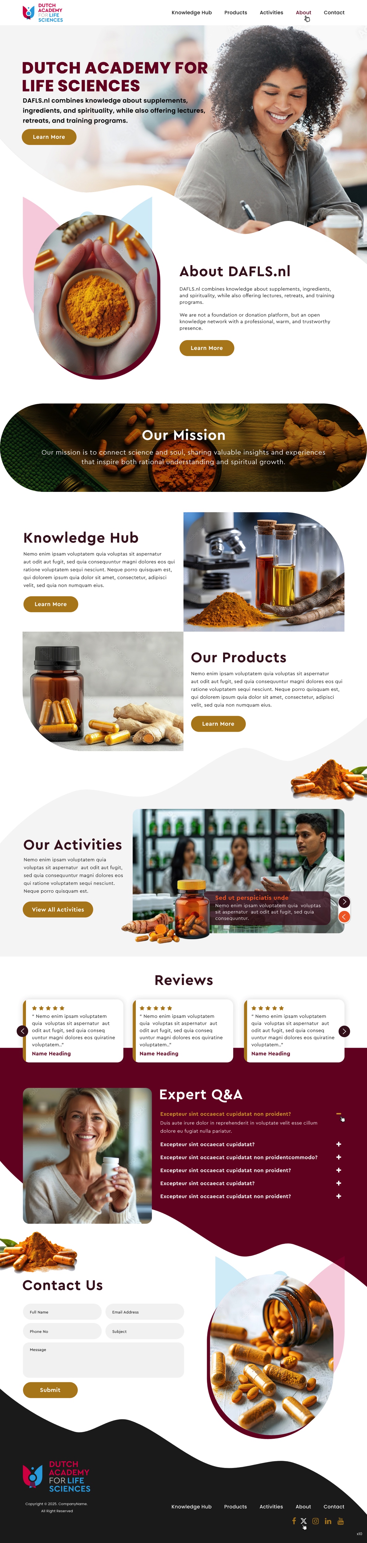 Web Design by pb for Pro-Vital | Design #36331533