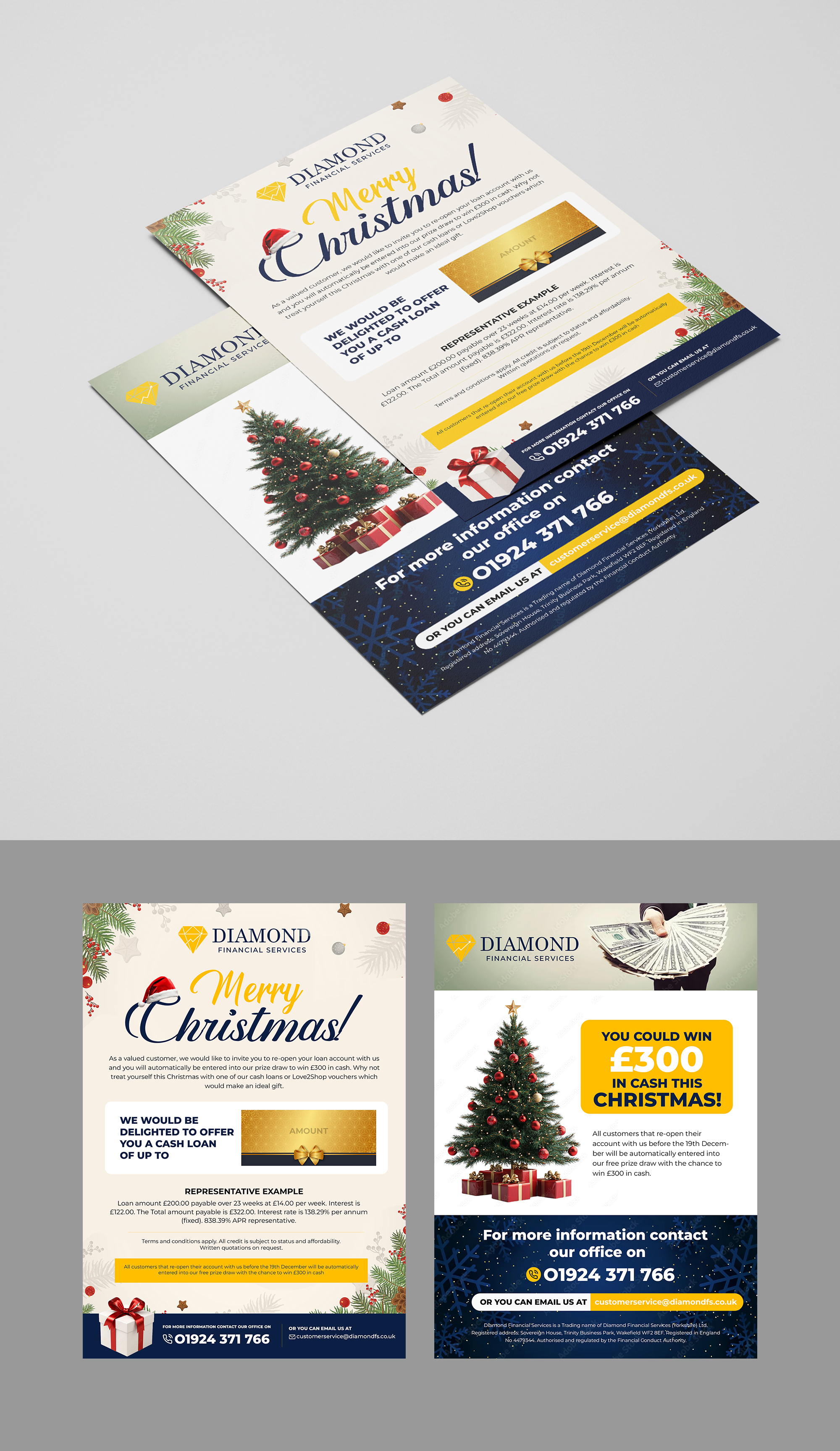 Flyer Design by Design Motion for Diamond Financial Services (Yorkshire) Ltd | Design #36323956