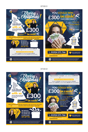 Flyer Design by Jose Lopez ( Verified Pro Designer ) for Diamond Financial Services (Yorkshire) Ltd | Design: #36321136