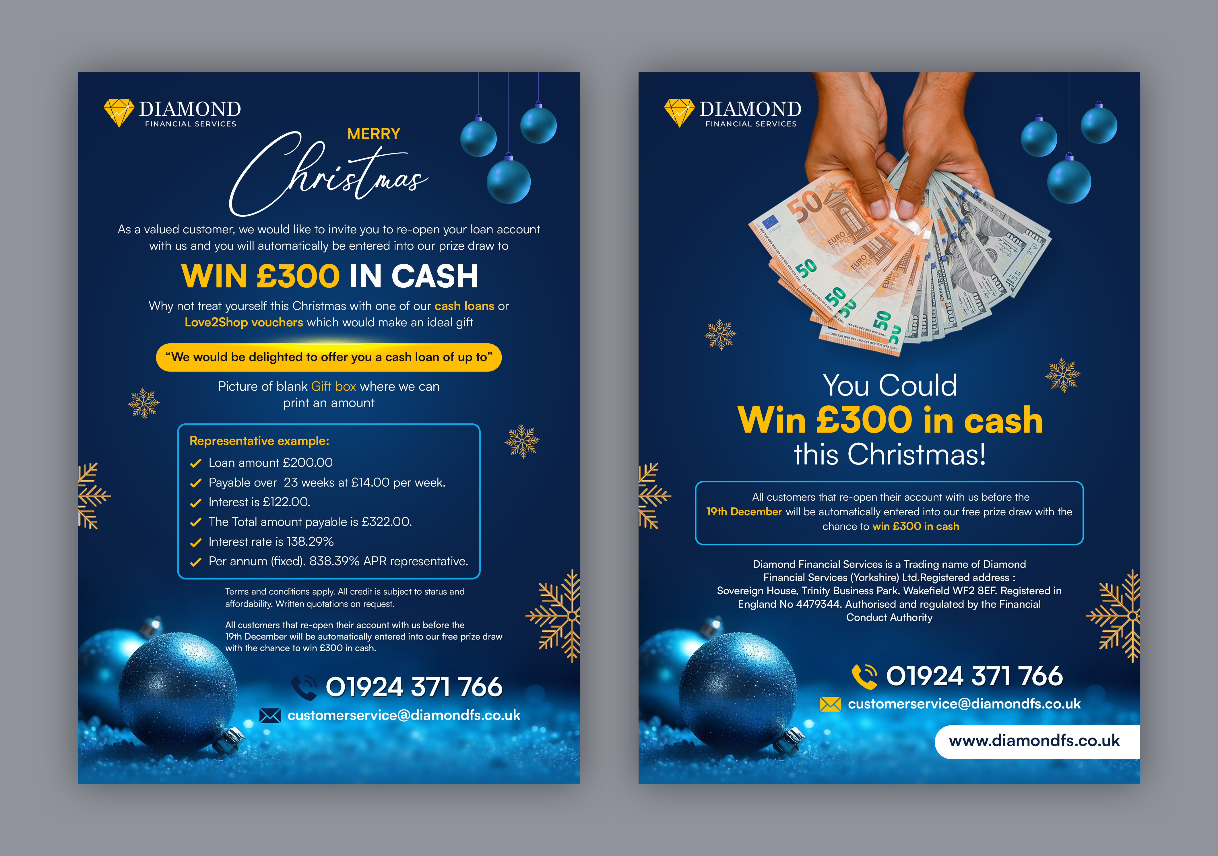 Flyer Design by @u9icorngraphix for Diamond Financial Services (Yorkshire) Ltd | Design #36327036