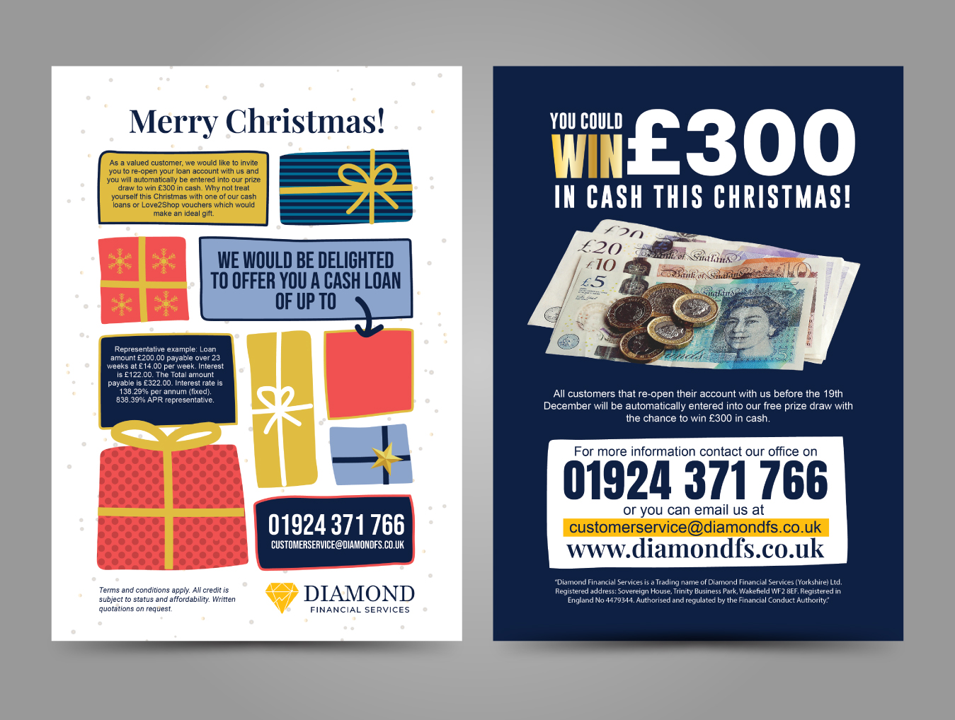 Flyer Design by JK18 for Diamond Financial Services (Yorkshire) Ltd | Design #36334160